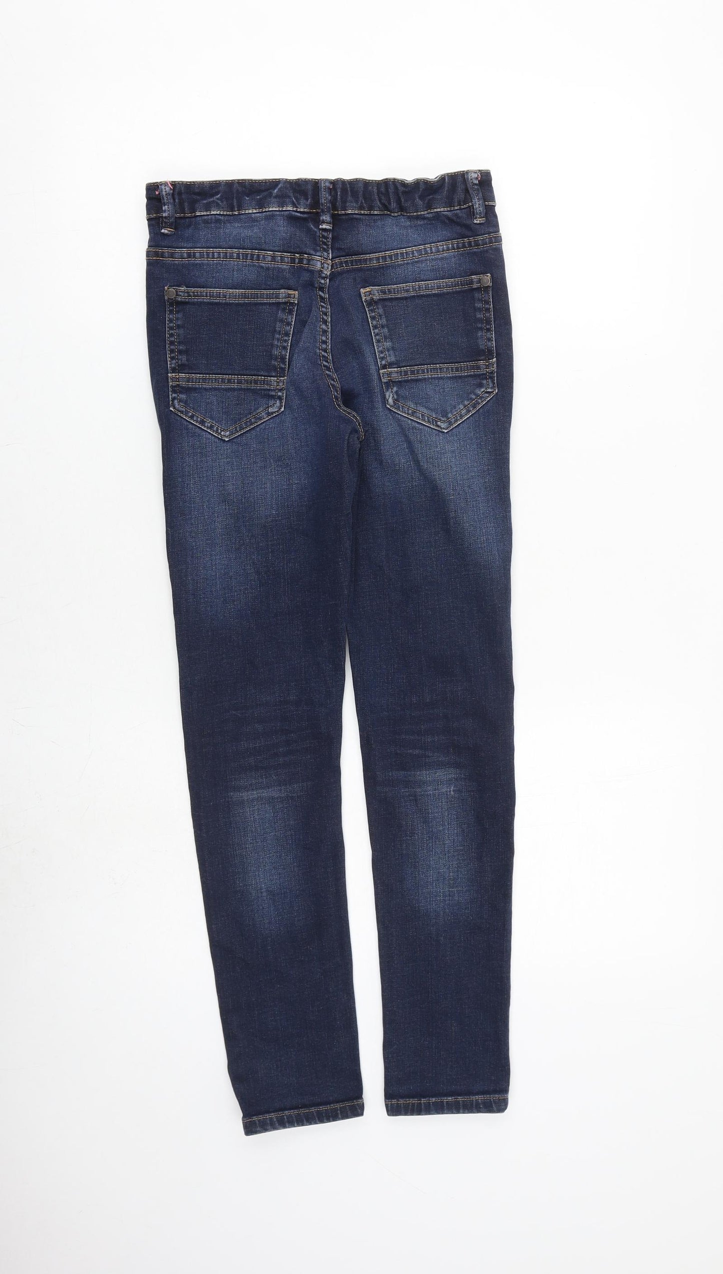 NEXT Boys Blue Cotton Skinny Jeans Size 10 Years L26 in Regular Zip