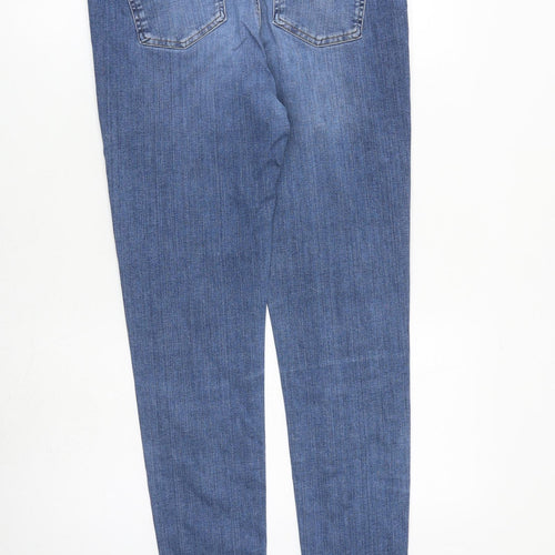 Uniqlo Womens Blue Cotton Skinny Jeans Size 30 in L32 in Slim Zip