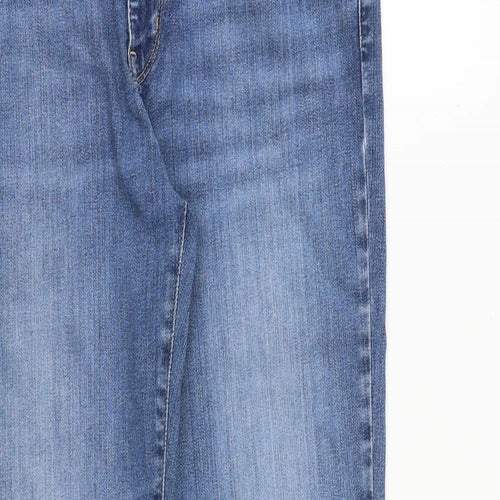 Uniqlo Womens Blue Cotton Skinny Jeans Size 30 in L32 in Slim Zip