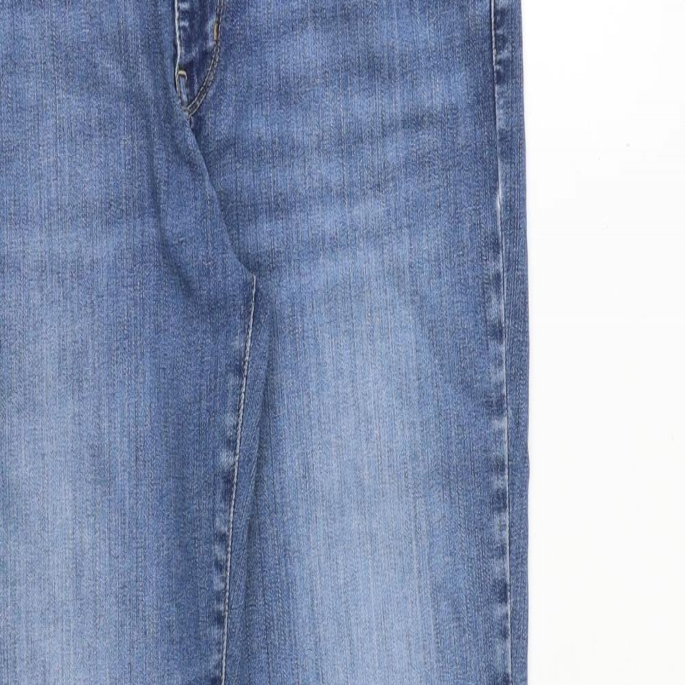 Uniqlo Womens Blue Cotton Skinny Jeans Size 30 in L32 in Slim Zip