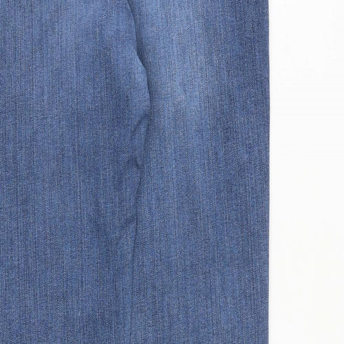 Uniqlo Womens Blue Cotton Skinny Jeans Size 30 in L32 in Slim Zip