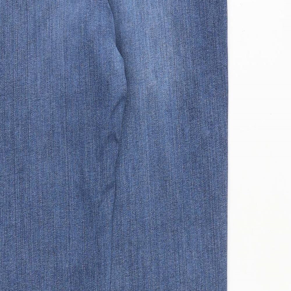 Uniqlo Womens Blue Cotton Skinny Jeans Size 30 in L32 in Slim Zip