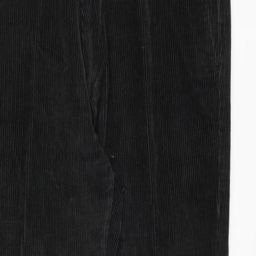 Marks and Spencer Mens Grey Cotton Trousers Size 36 in L29 in Regular Zip