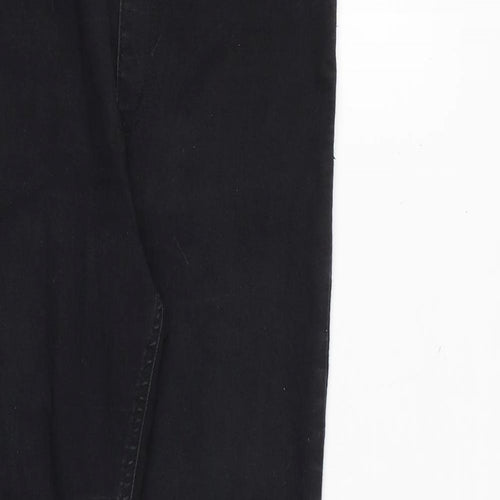 Marks and Spencer Womens Black Cotton Jegging Jeans Size 10 L28 in Regular