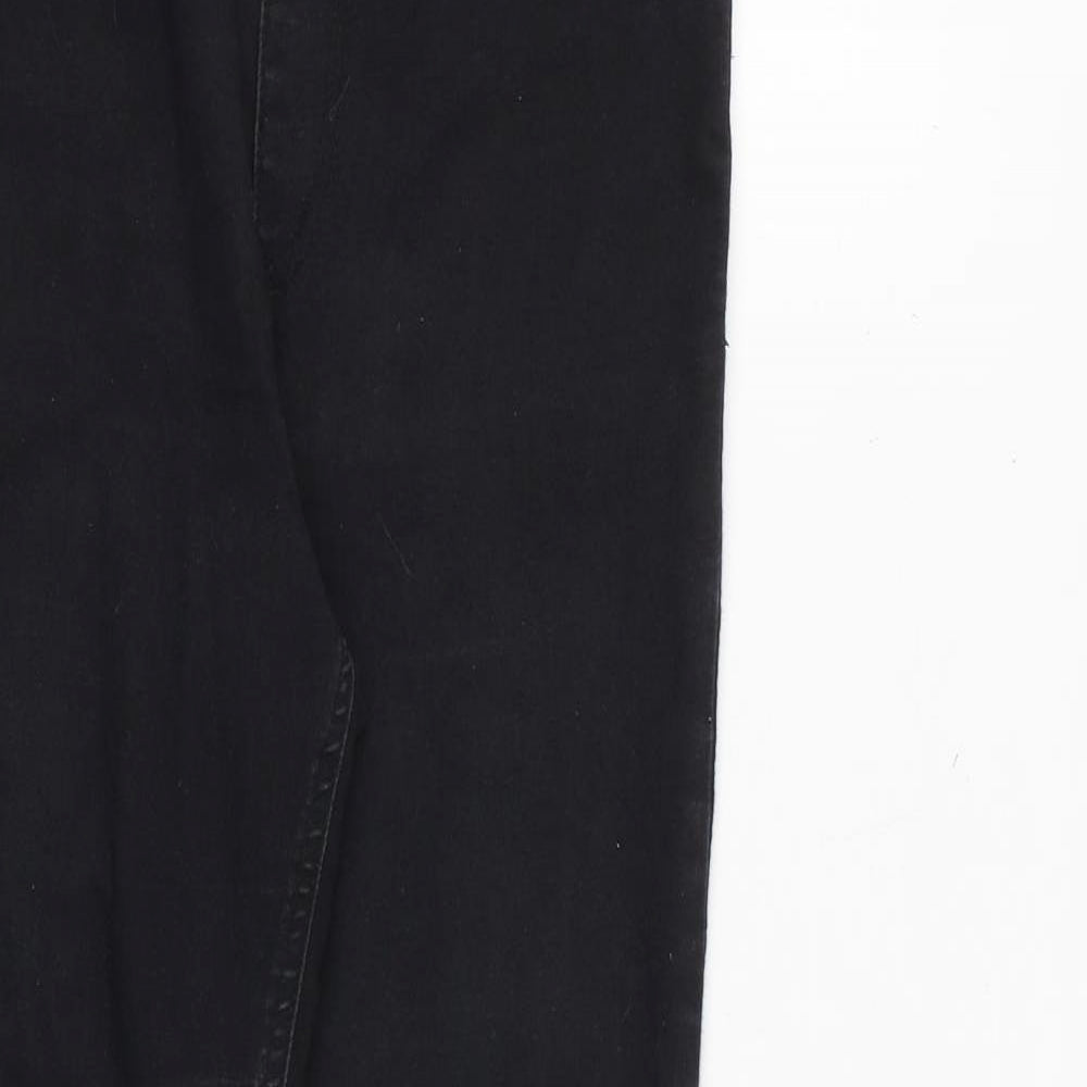 Marks and Spencer Womens Black Cotton Jegging Jeans Size 10 L28 in Regular