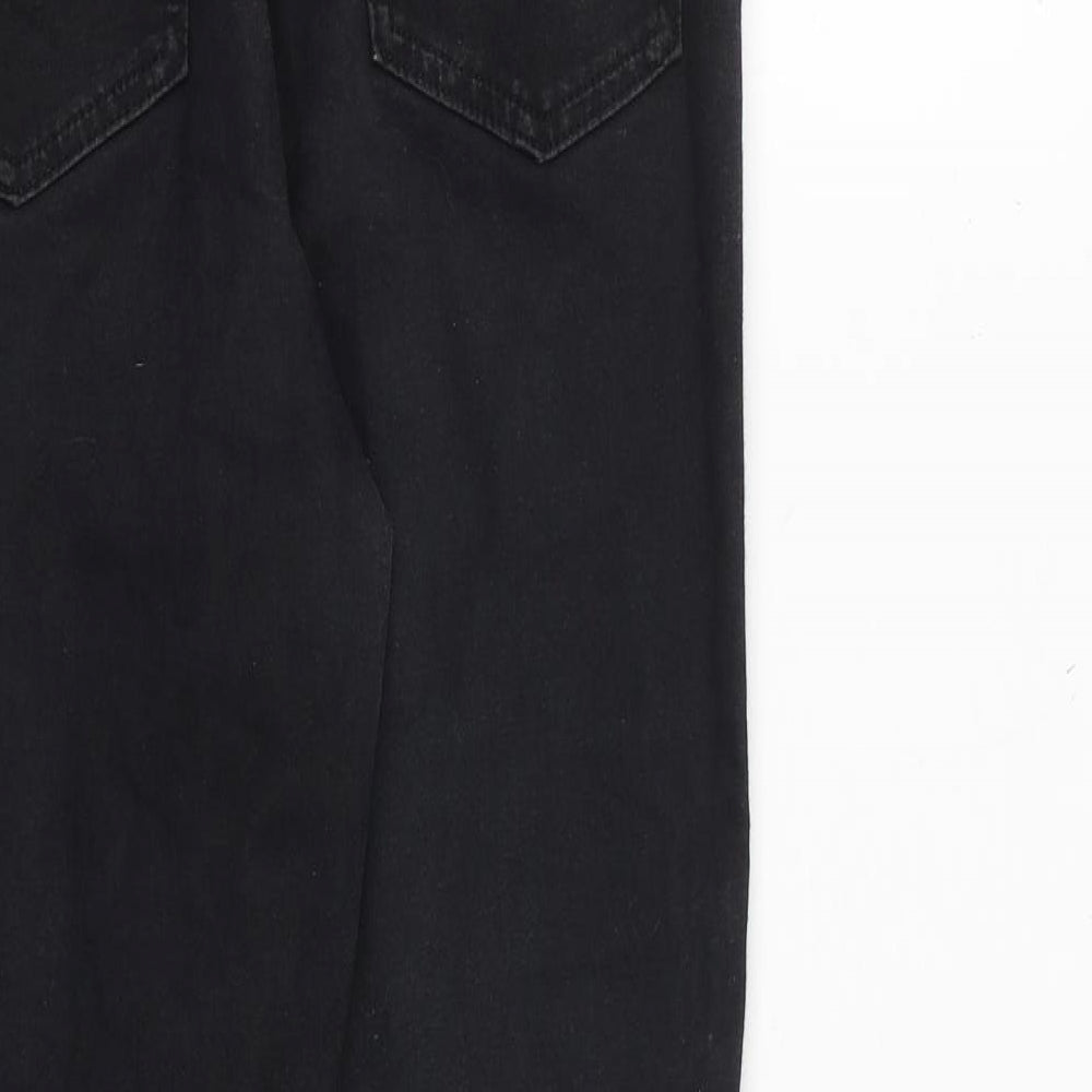 Marks and Spencer Womens Black Cotton Jegging Jeans Size 10 L28 in Regular