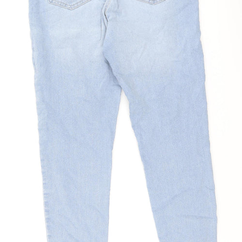 Marks and Spencer Womens Blue Cotton Jegging Jeans Size 14 L28 in Regular