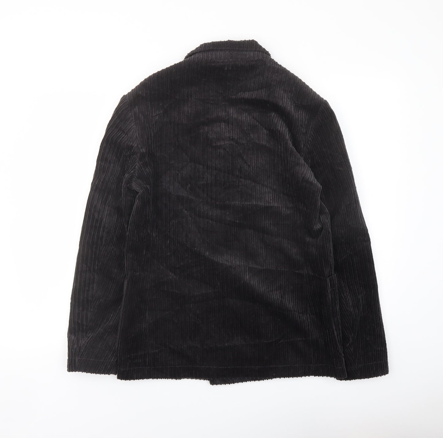 Zara Womens Black Jacket Blazer Size S Button