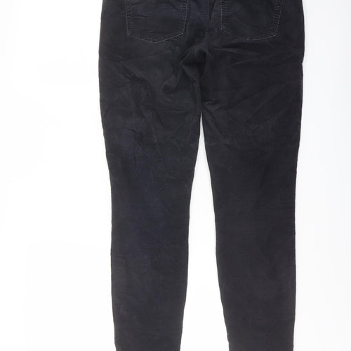 Gap Womens Blue Cotton Trousers Size 30 in L32 in Regular Button