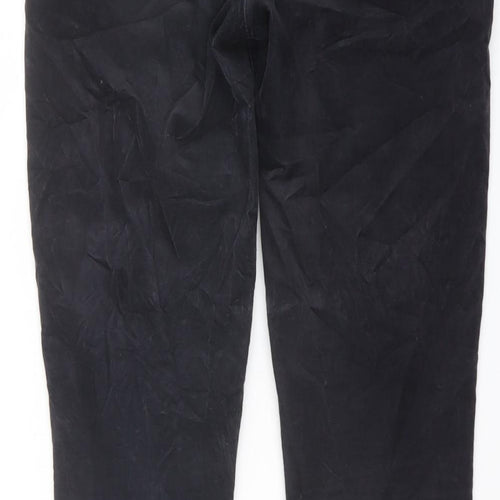 Gap Womens Blue Cotton Trousers Size 30 in L32 in Regular Button