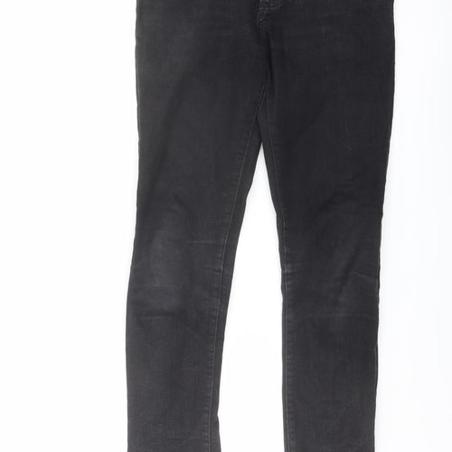 Gap Mens Black Cotton Skinny Jeans Size 29 in L30 in Regular Button