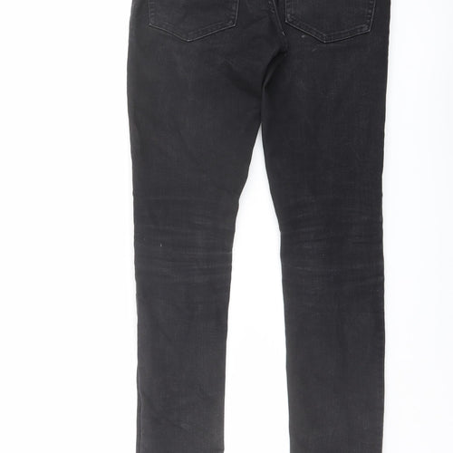 Gap Mens Black Cotton Skinny Jeans Size 29 in L30 in Regular Button