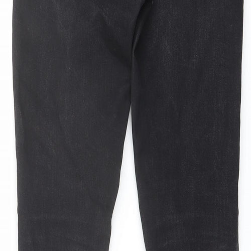 Gap Mens Black Cotton Skinny Jeans Size 29 in L30 in Regular Button