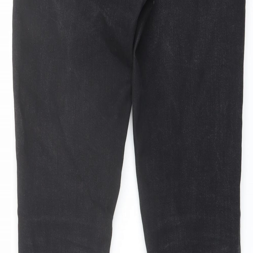 Gap Mens Black Cotton Skinny Jeans Size 29 in L30 in Regular Button