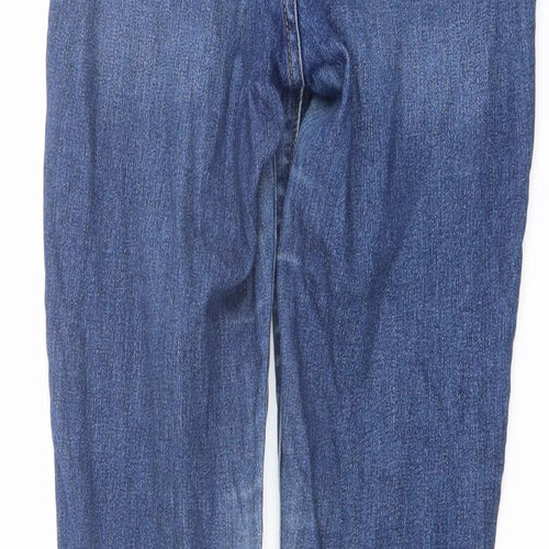 Levi's Womens Blue Cotton Skinny Jeans Size 26 in L28 in Regular Button