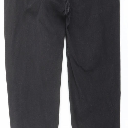 Marks and Spencer Womens Grey Cotton Skinny Jeans Size 8 L28 in Regular Button