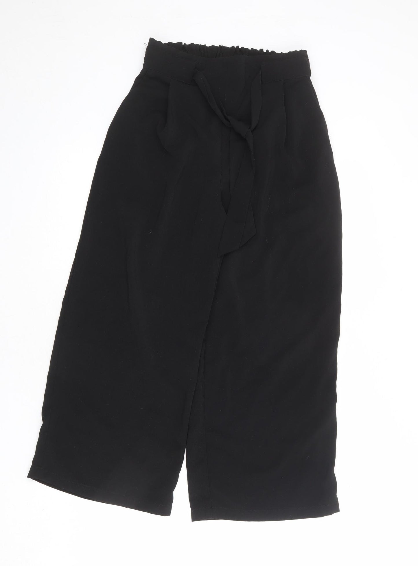 New Look Womens Black Polyester Trousers Size 8 L23 in Regular