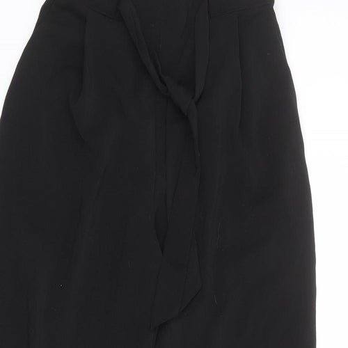 New Look Womens Black Polyester Trousers Size 8 L23 in Regular
