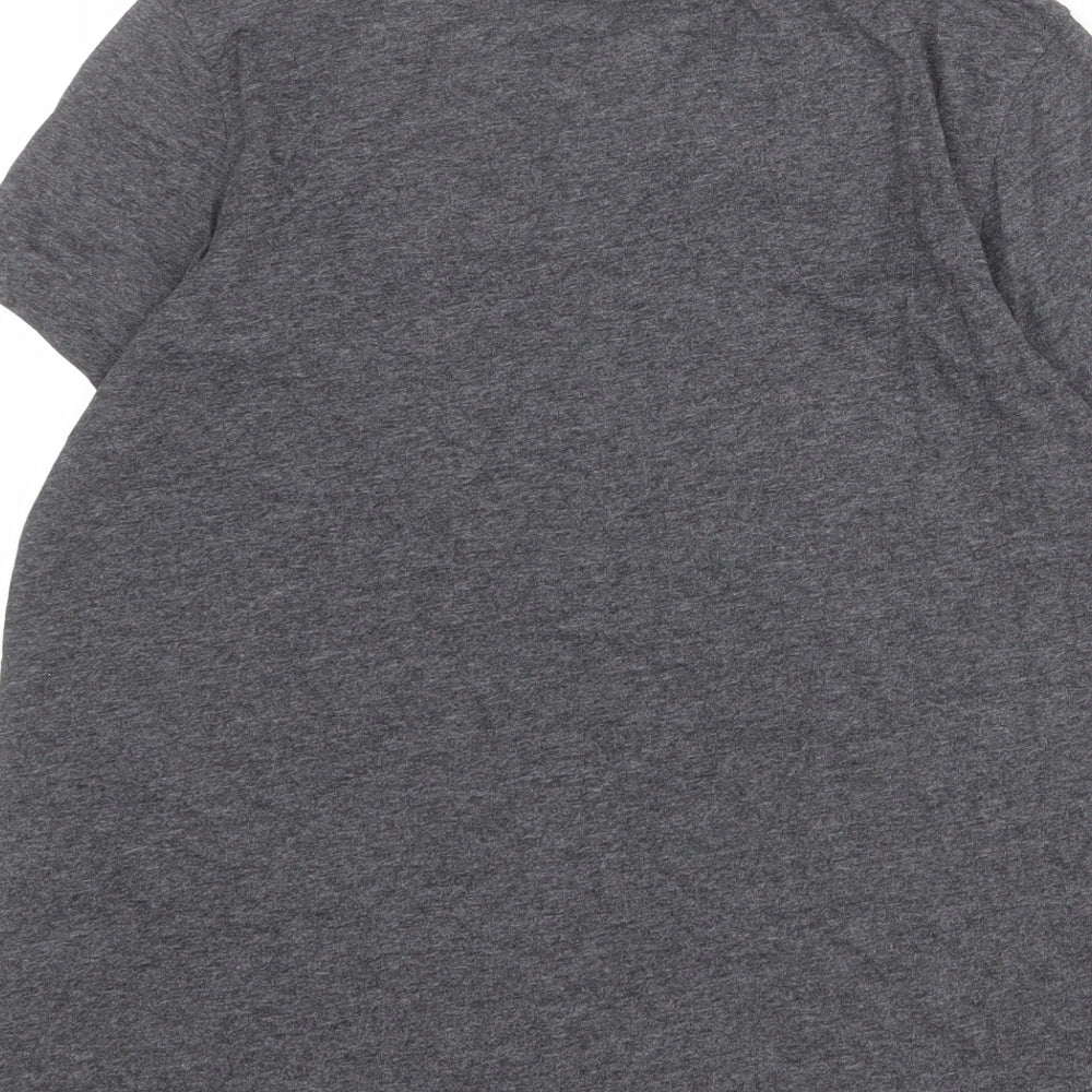 Star Wars Womens Grey Cotton Basic T-Shirt Size 14 Crew Neck