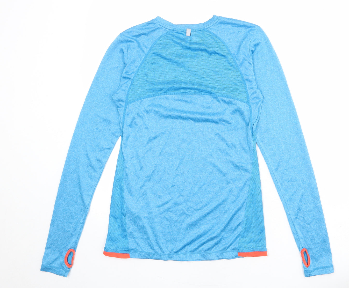 ellesse Womens Blue Polyester Basic T-Shirt Size 10 Round Neck Pullover