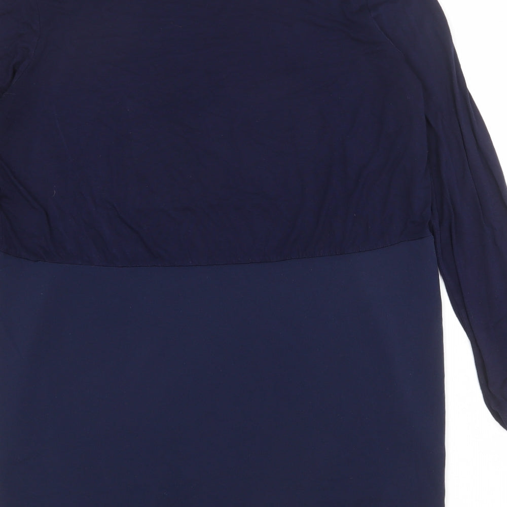 Phase Eight Womens Blue Viscose Basic T-Shirt Size 18 Round Neck