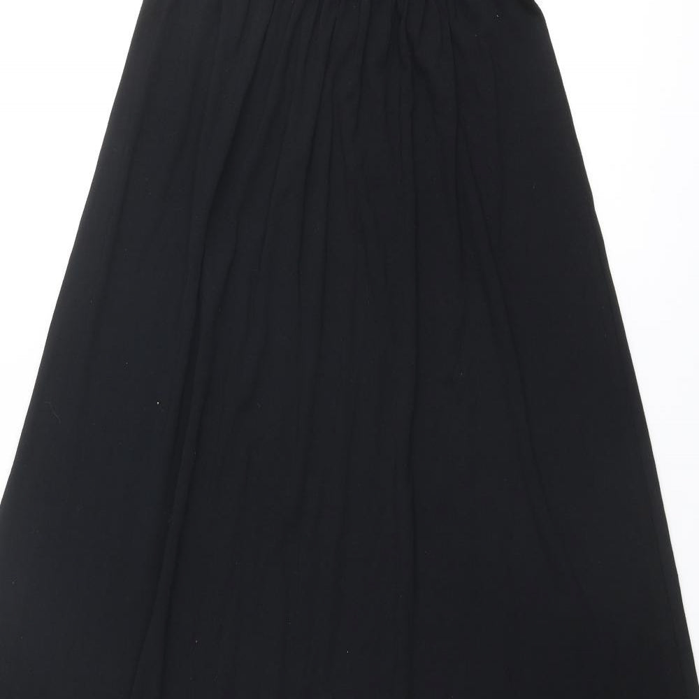 Boden Womens Black Viscose Maxi Skirt Size 6