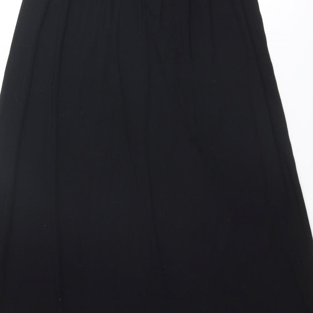 Boden Womens Black Viscose Maxi Skirt Size 6