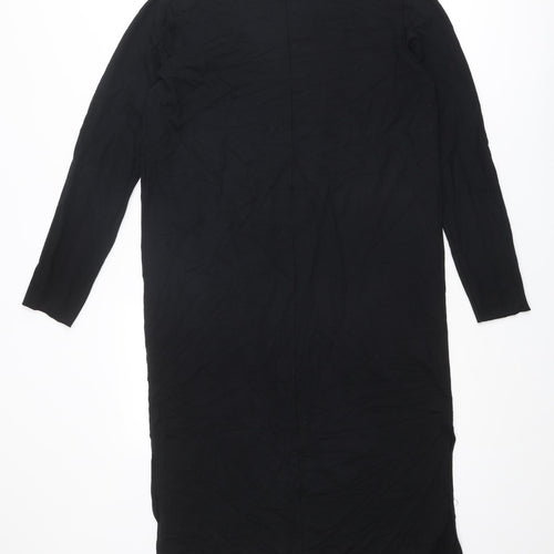 YAYA Womens Black V-Neck Viscose Cardigan Jumper Size M