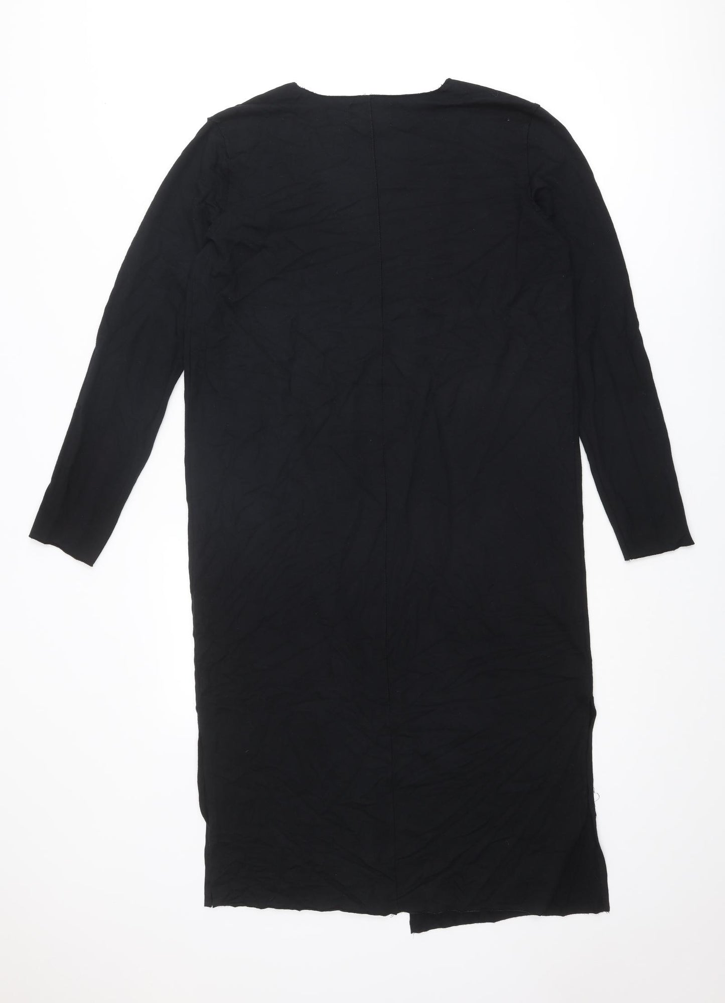 YAYA Womens Black V-Neck Viscose Cardigan Jumper Size M