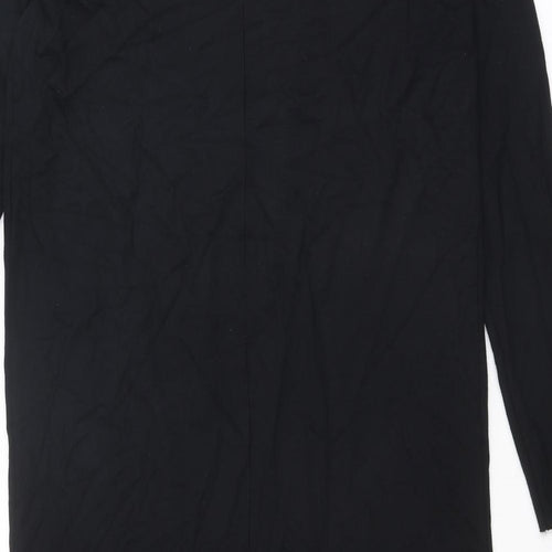YAYA Womens Black V-Neck Viscose Cardigan Jumper Size M