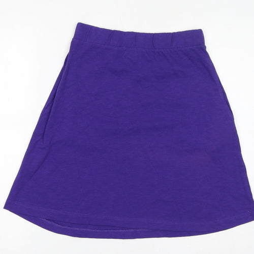 Kettlewell Womens Purple Cotton Skater Skirt Size S
