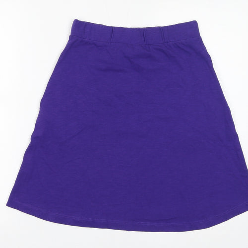 Kettlewell Womens Purple Cotton Skater Skirt Size S