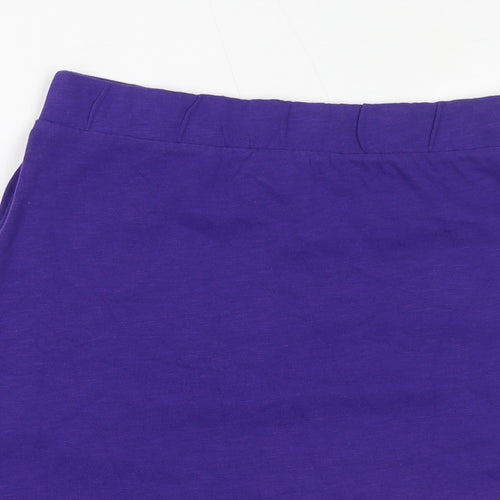 Kettlewell Womens Purple Cotton Skater Skirt Size S