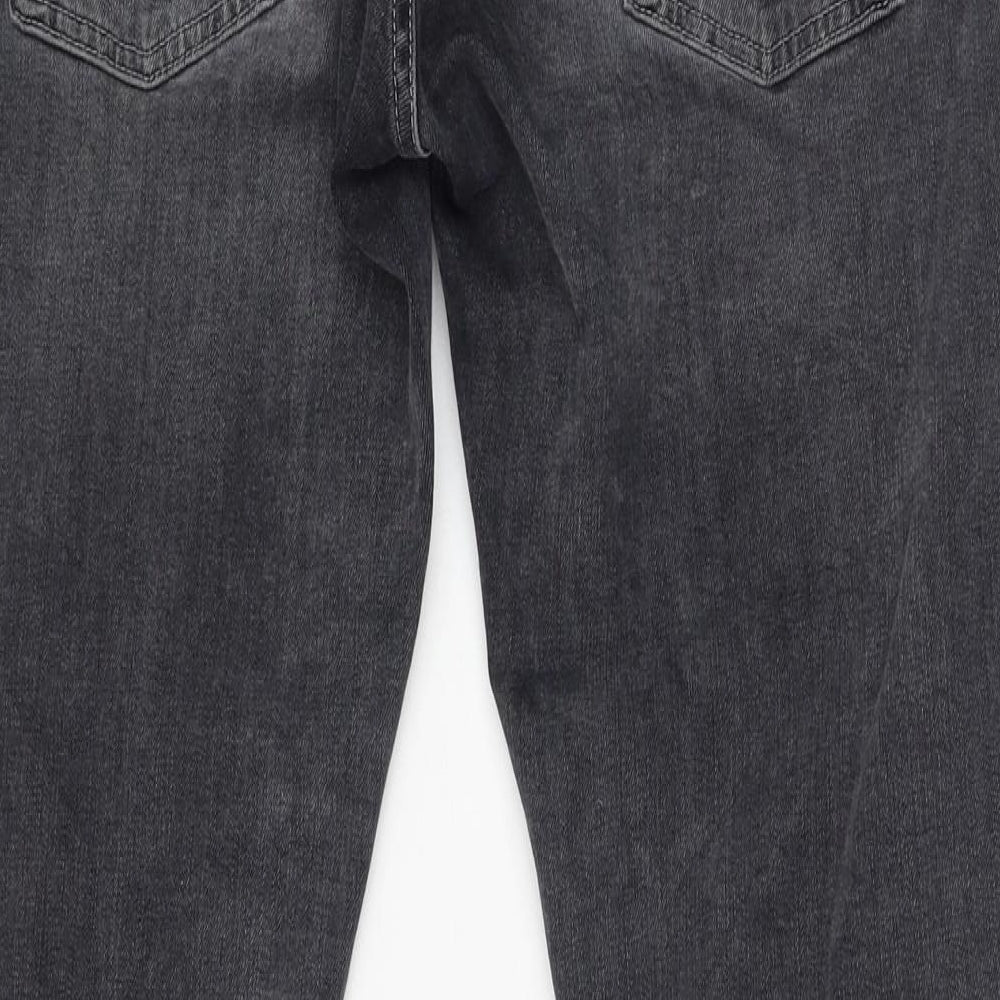 Nudie Womens Grey Cotton Skinny Jeans Size 34 in L32 in Regular Zip