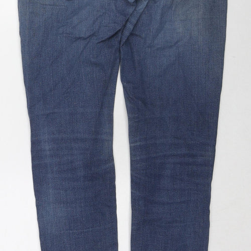 Pepe Jeans Womens Blue Cotton Skinny Jeans Size 30 L32 in Regular Zip