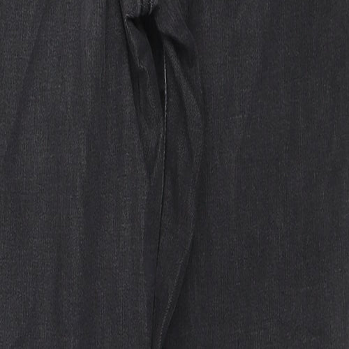Mark Shale Womens Black Cotton Straight Jeans Size 12 L29 in Regular Zip