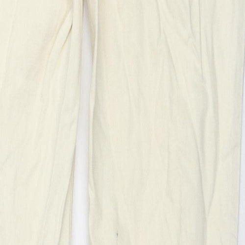 Cheap Monday Mens Ivory Cotton Straight Jeans Size 31 in L34 in Regular Zip