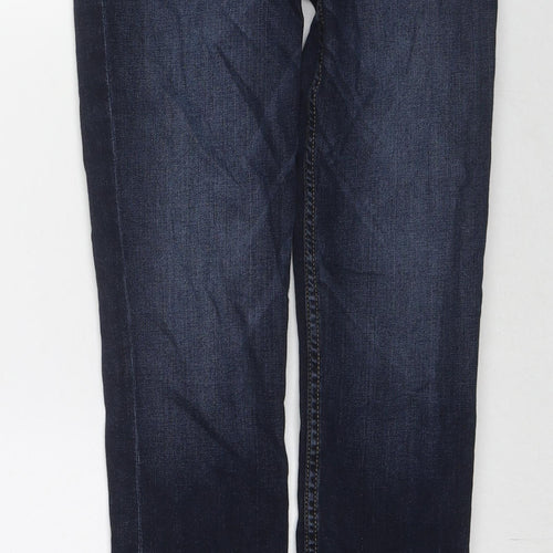 Be Beau Womens Blue Cotton Skinny Jeans Size 8 L29 in Regular Zip