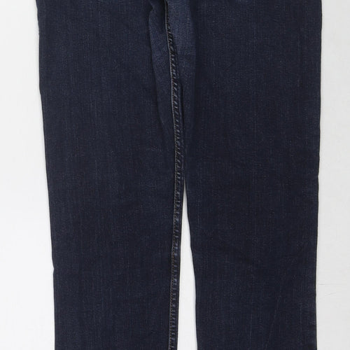 H&M Boys Blue Cotton Skinny Jeans Size 14-15 Years L29 in Regular Button