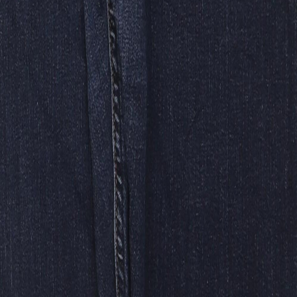 H&M Boys Blue Cotton Skinny Jeans Size 14-15 Years L29 in Regular Button
