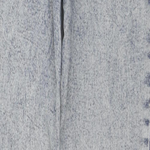 Zara Womens Blue Cotton Jegging Jeans Size 6 L29 in Regular Zip