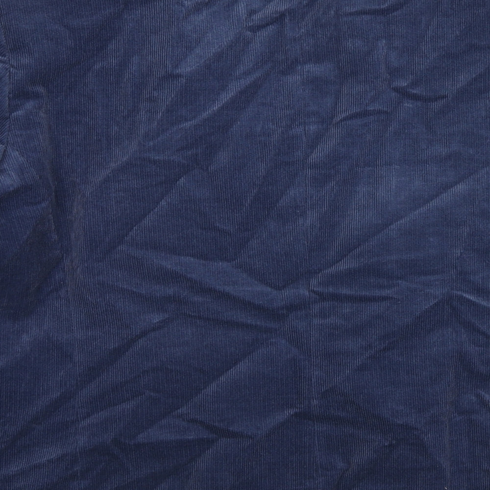 Cotswold Collections Womens Blue Cotton Jacket Suit Size 20 - Ribbed