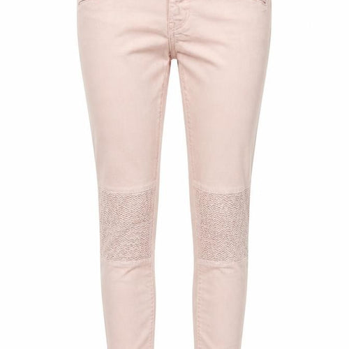 Zara Womens Beige Cotton Straight Jeans Size 12 L27 in Regular Zip