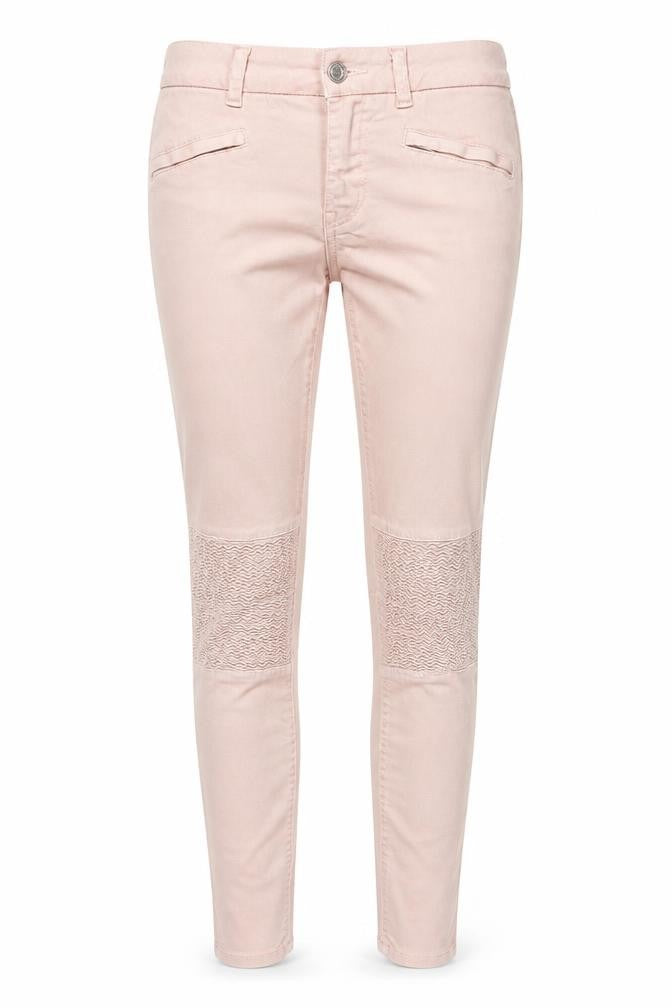 Zara Womens Beige Cotton Straight Jeans Size 12 L27 in Regular Zip
