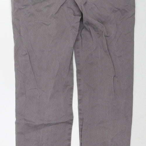 Goodthreads Mens Grey Cotton Straight Jeans Size 31 in L30 in Regular Zip