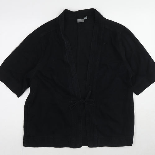 ASOS Womens Black Jacket Size M Tie - Tie Front