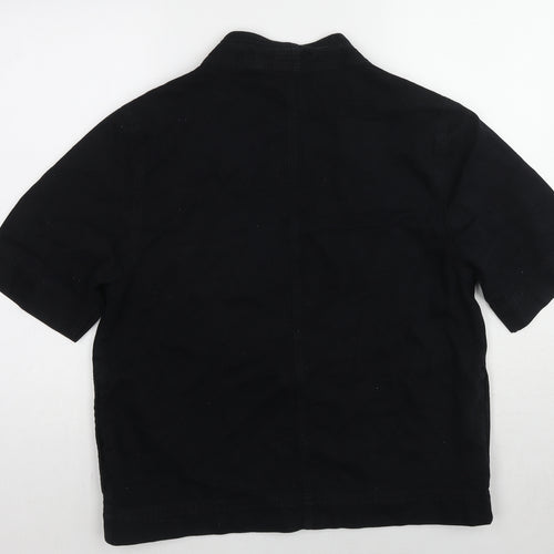 ASOS Womens Black Jacket Size M Tie - Tie Front