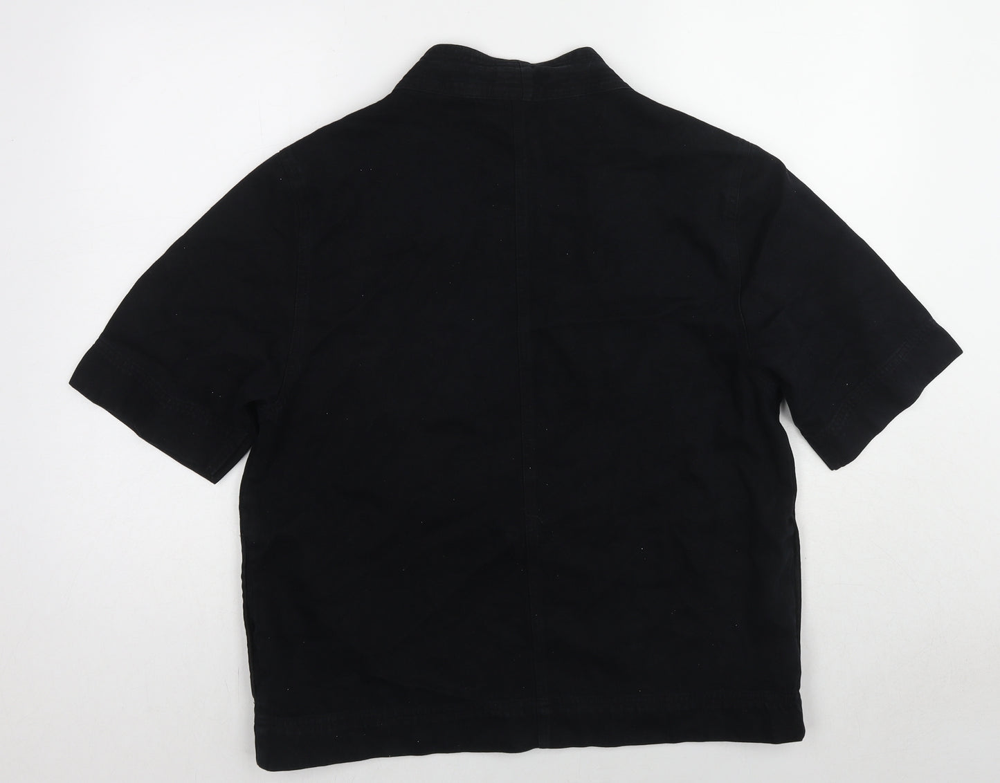 ASOS Womens Black Jacket Size M Tie - Tie Front