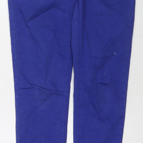 Zara Womens Blue Cotton Skinny Jeans Size 28 in L28 in Regular Zip