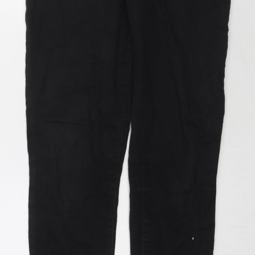 Denim & Co. Womens Black Cotton Skinny Jeans Size 12 L31 in Regular Zip